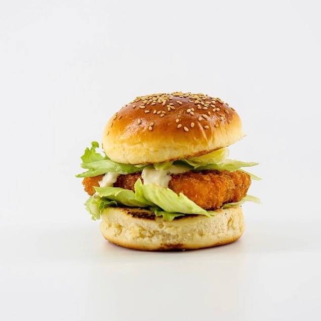 海老カツバーガー